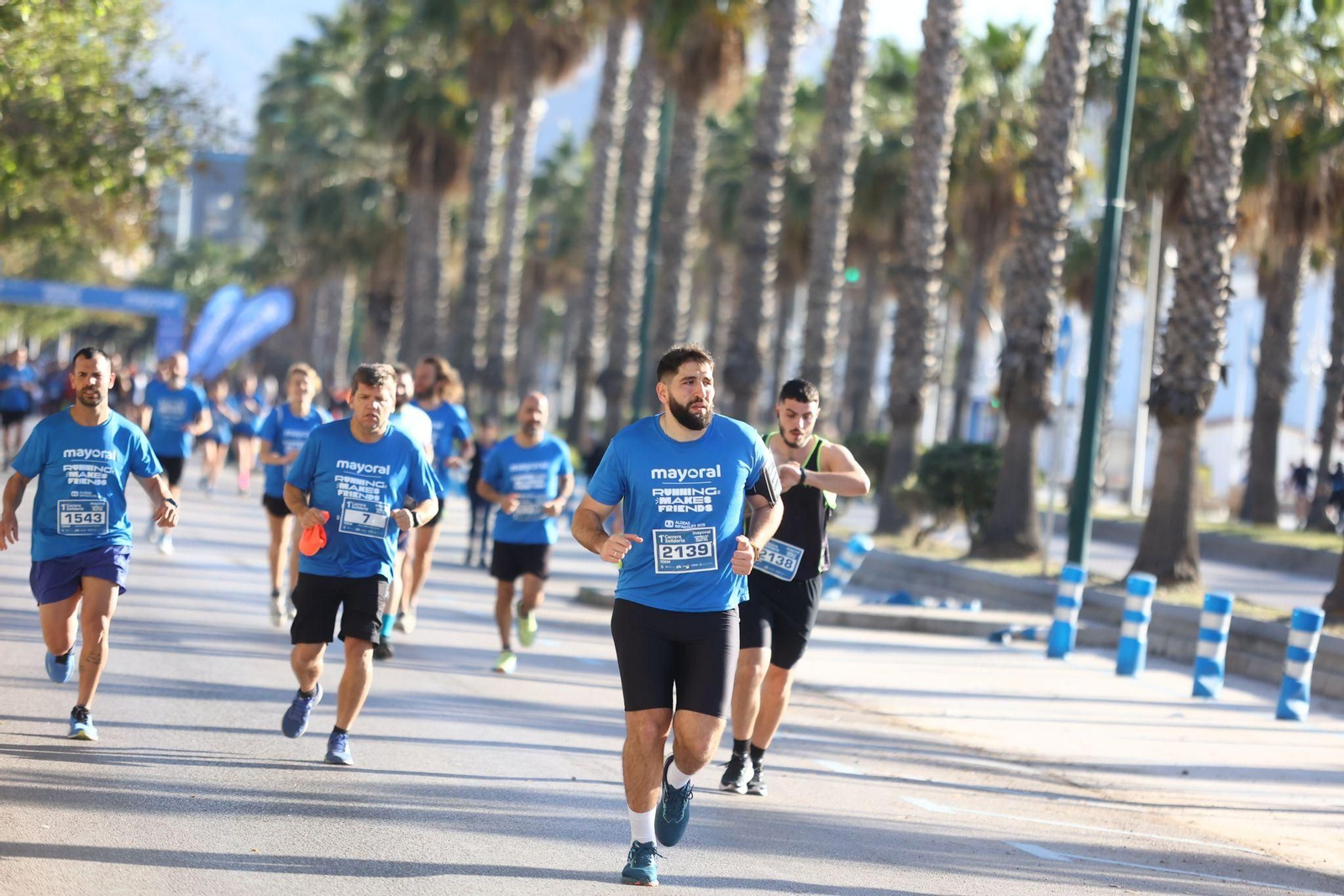 Las mejores fotos de la I Carrera Solidaria Mayoral de Málaga