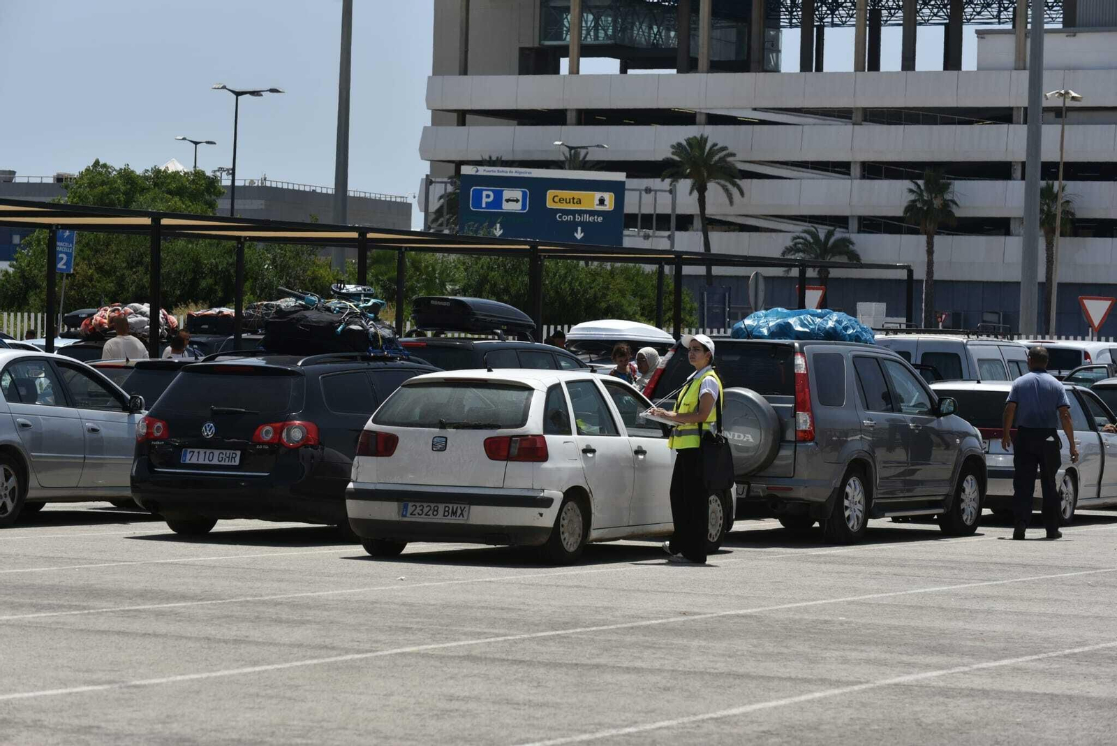 Las fotos del intenso sábado en la Operación Paso del Estrecho en Algeciras