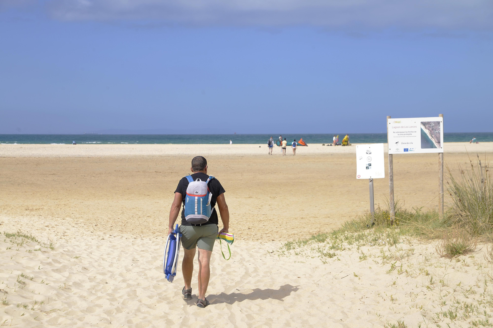 Fotos de las playas de Tarifa en el fin e semana