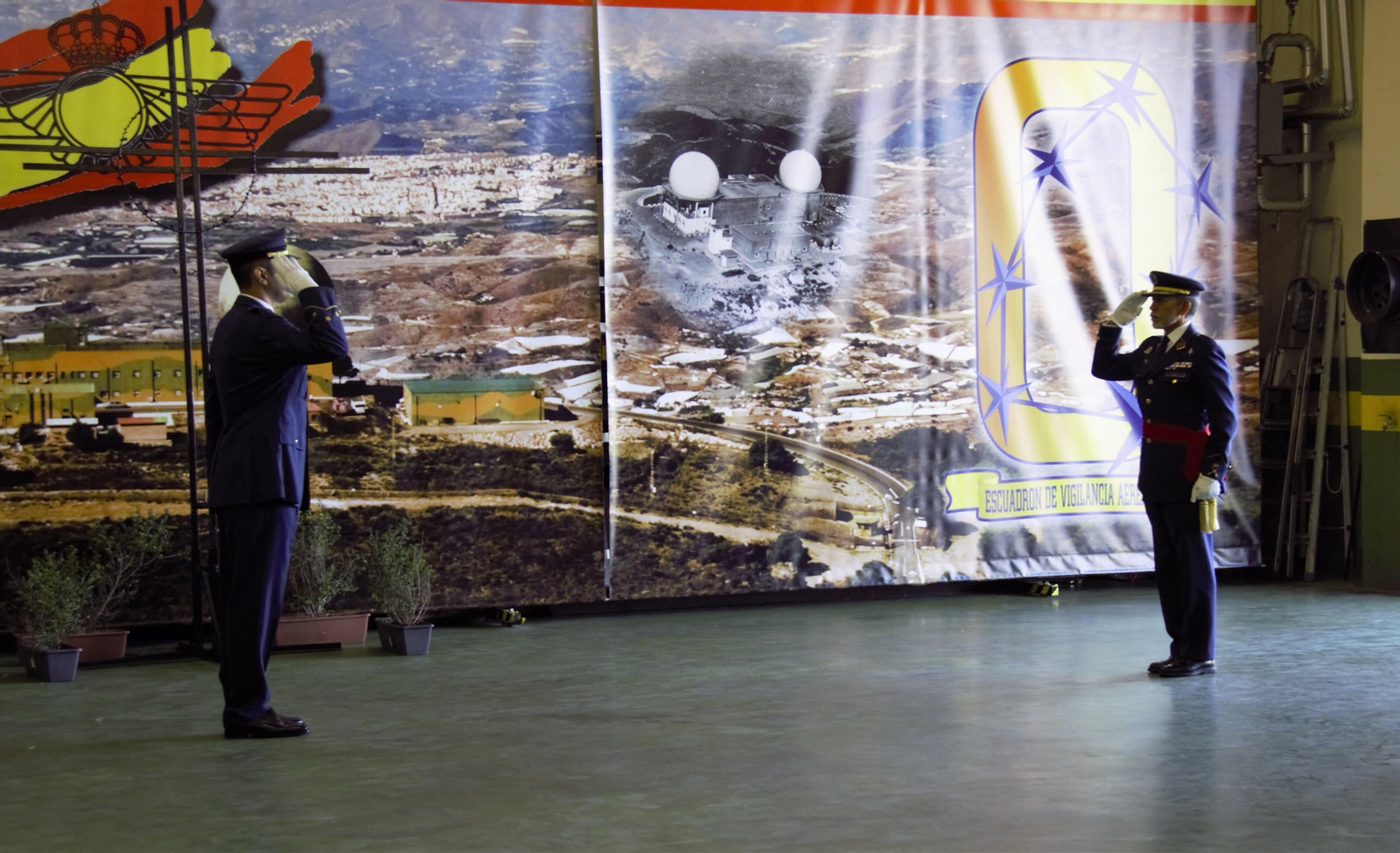 La toma de posesión del nuevo jefe del EVA-9 de Motril