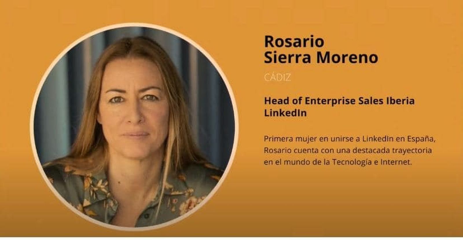 La trebujenera Rosario Sierra, elegida Top 100 Mujeres Líderes 2020.