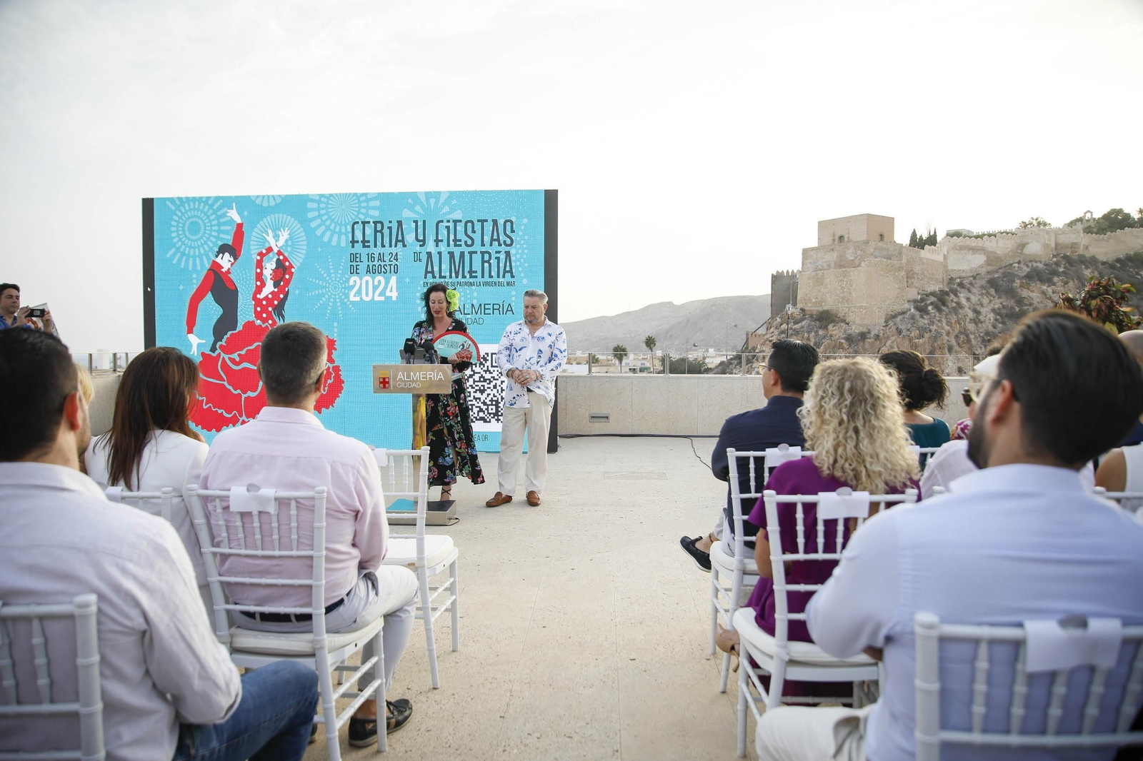 Presentación de la Feria de Almería 2024 en honor de la Virgen del Mar, en imágenes
