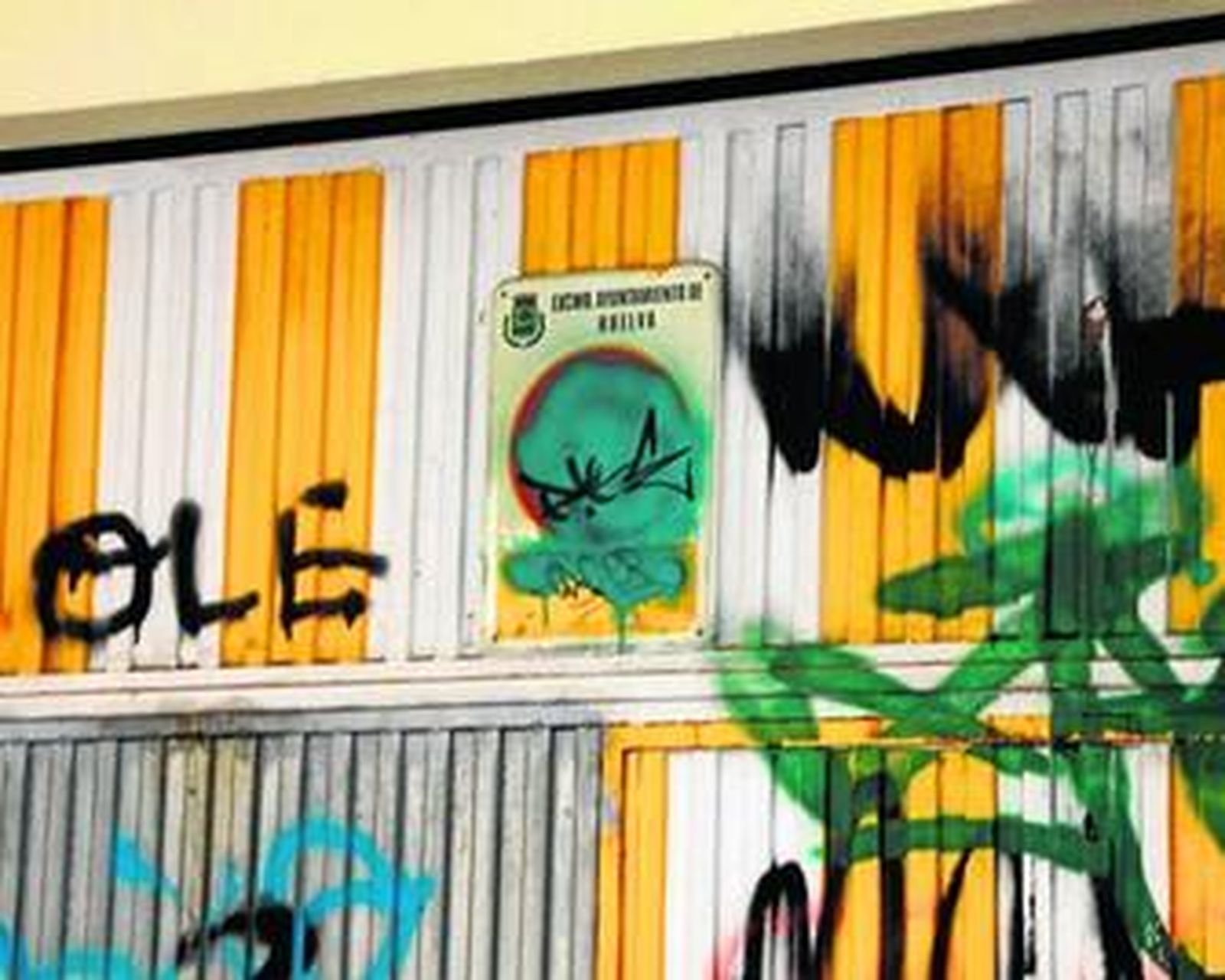 La 'obra de arte' de un desaprensivo