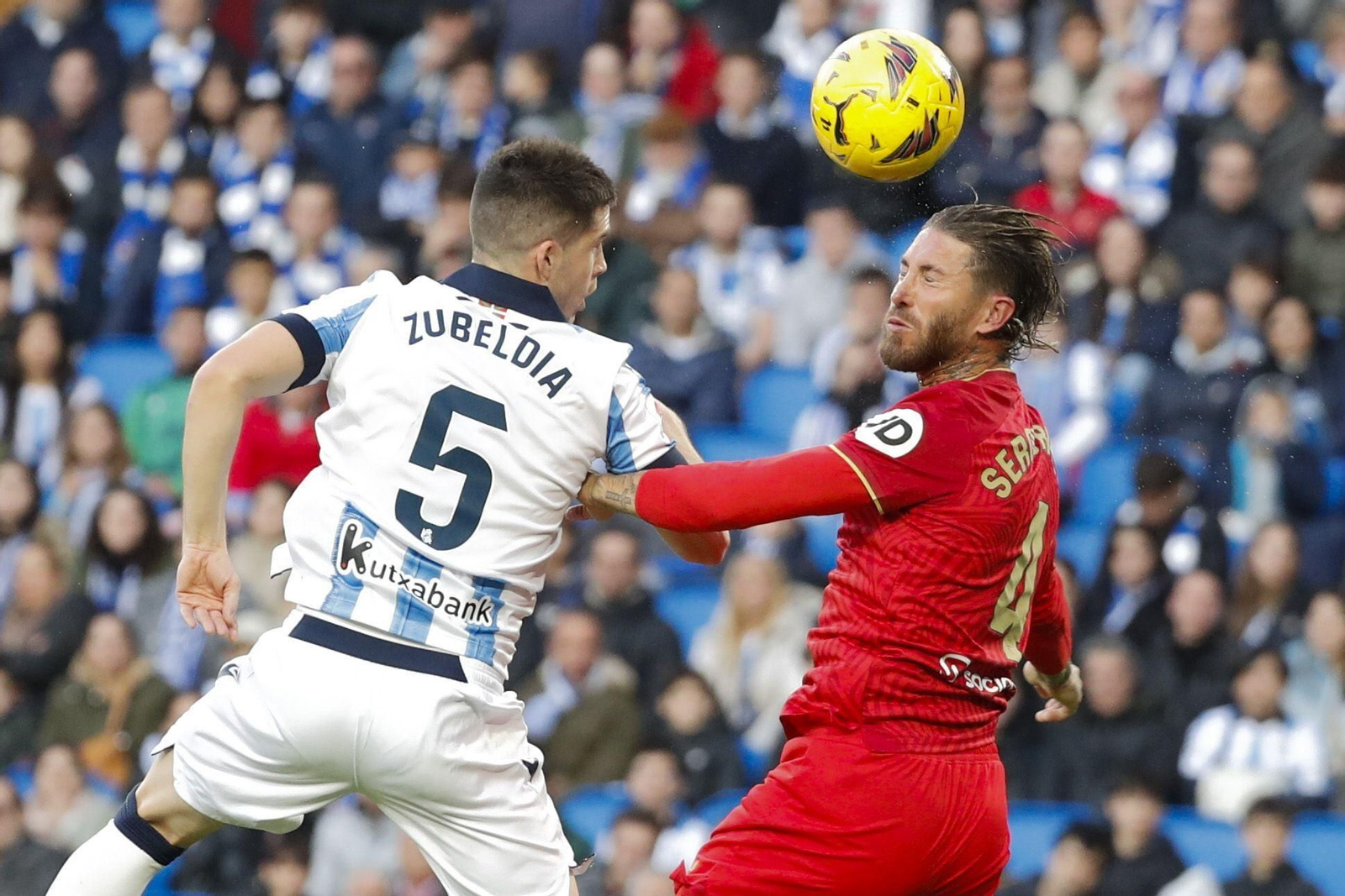 Las fotos del Real Sociedad-Sevilla de Liga