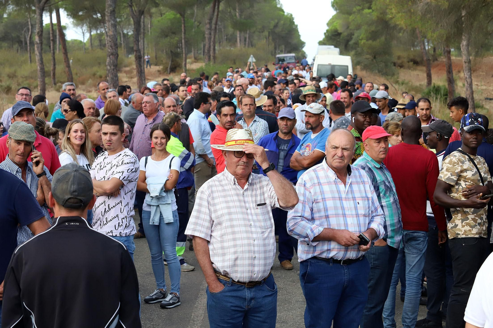 Agricultores de Lucena del Puerto.