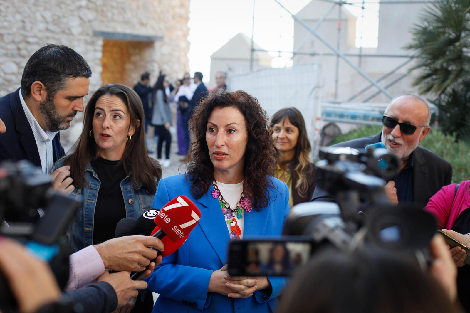 Restauración torre Sur Alcazaba