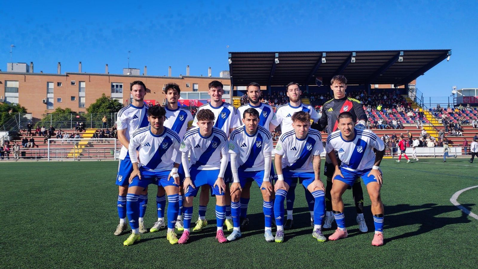 Once del Atlético Onubense en Dos Hermanas.