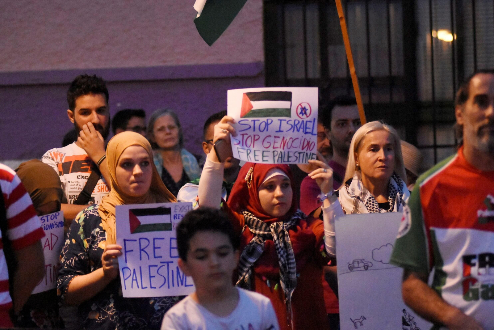 La concentración de solidaridad con Palestina en Córdoba, en imágenes