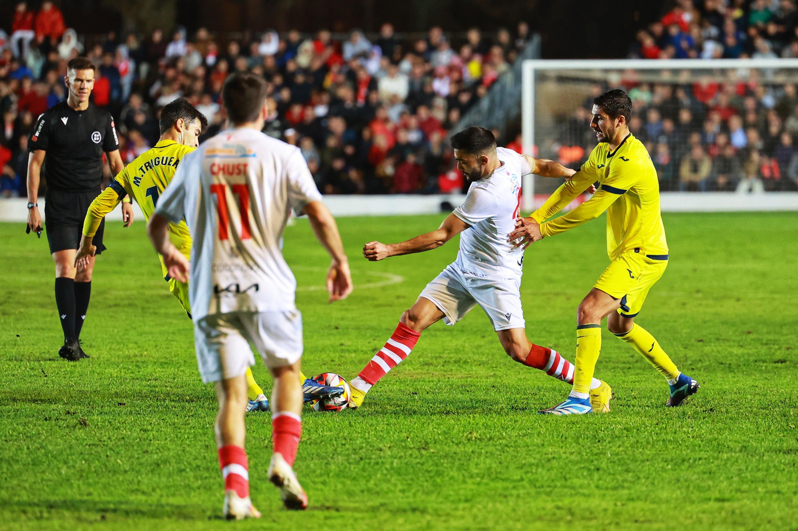Imágenes del histórico Chiclana CF-Villarreal.
