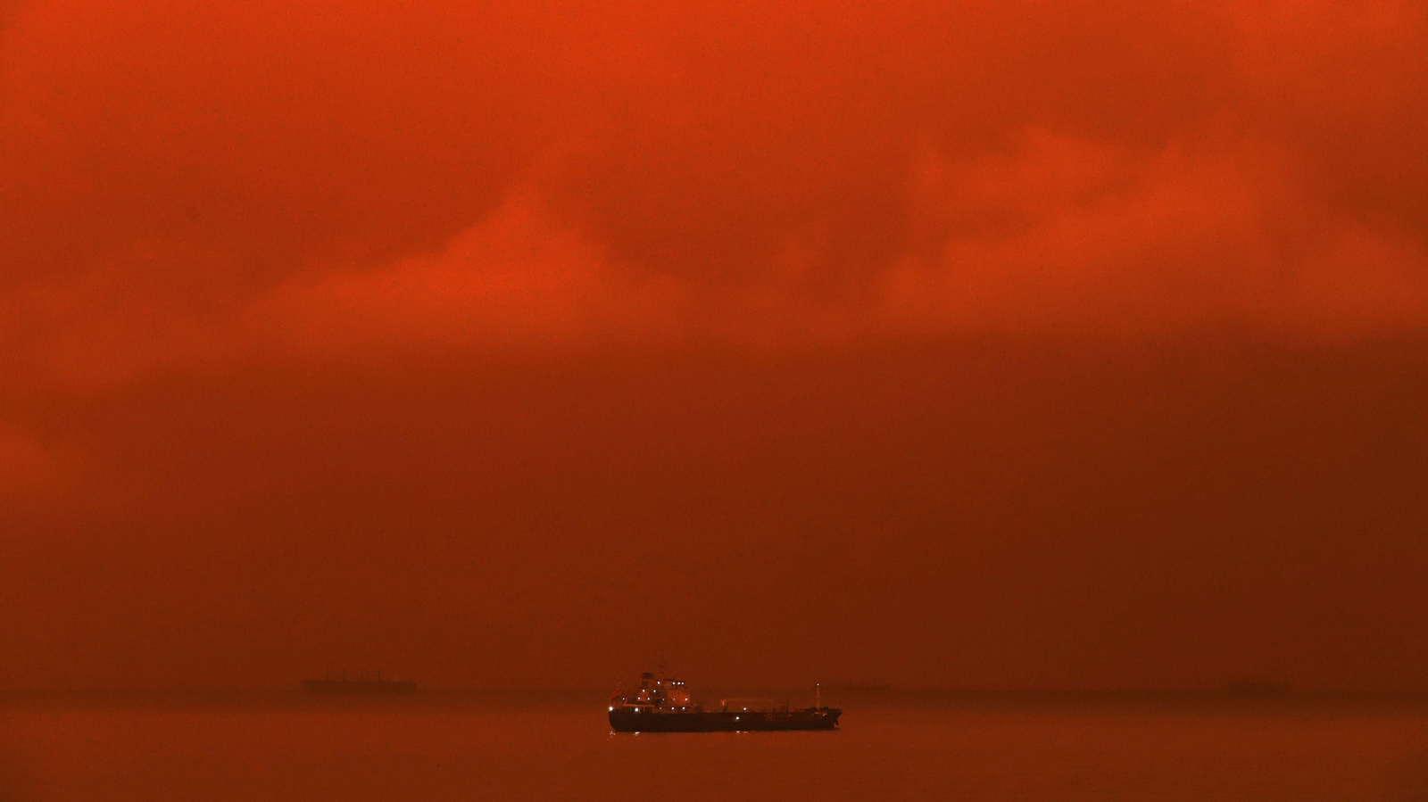 Calima en el Campo de Gibraltar
