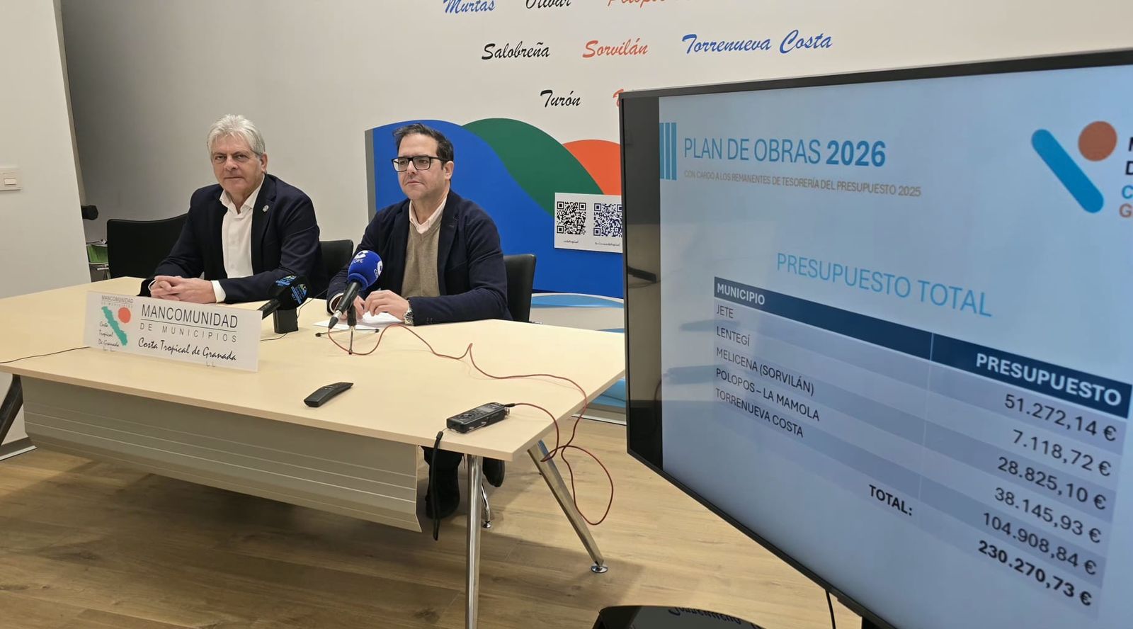 Presentación del nuevo Plan de Obras