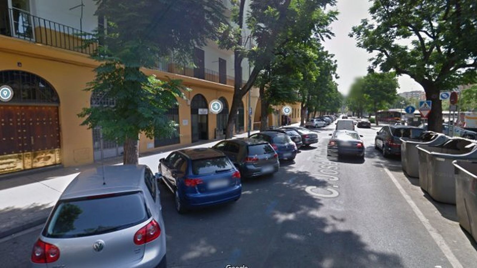 La Calle José María Osborne, donde se ubican los otros tres locales.