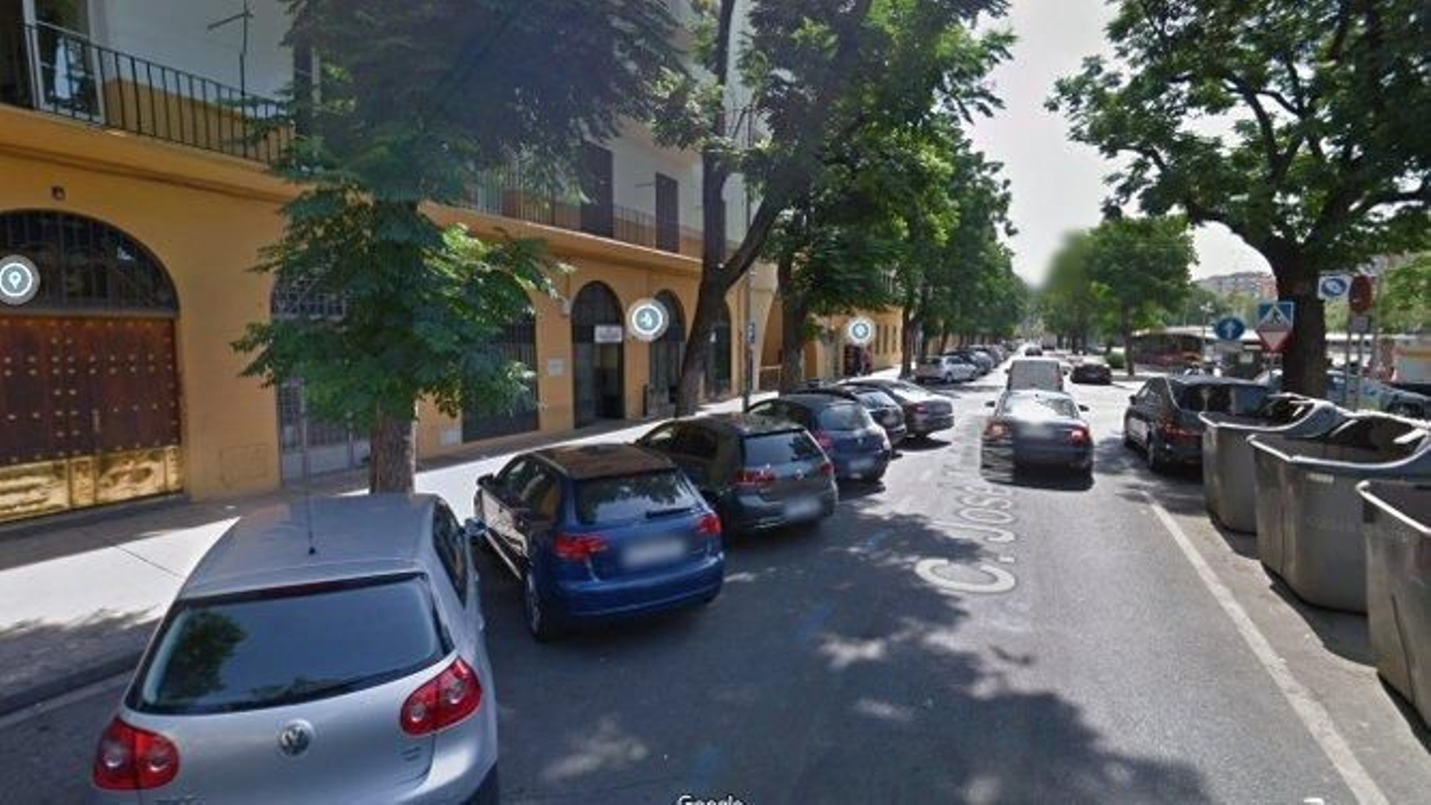 La Calle José María Osborne, donde se ubican los otros tres locales.