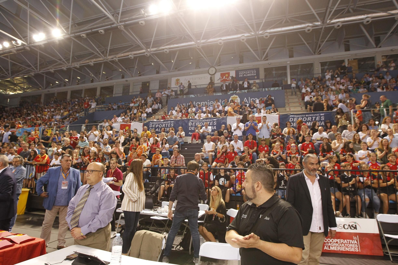 Fotogalería España-Suecia. Balonmano. Palacio Juegos Mediterráneos. Almería