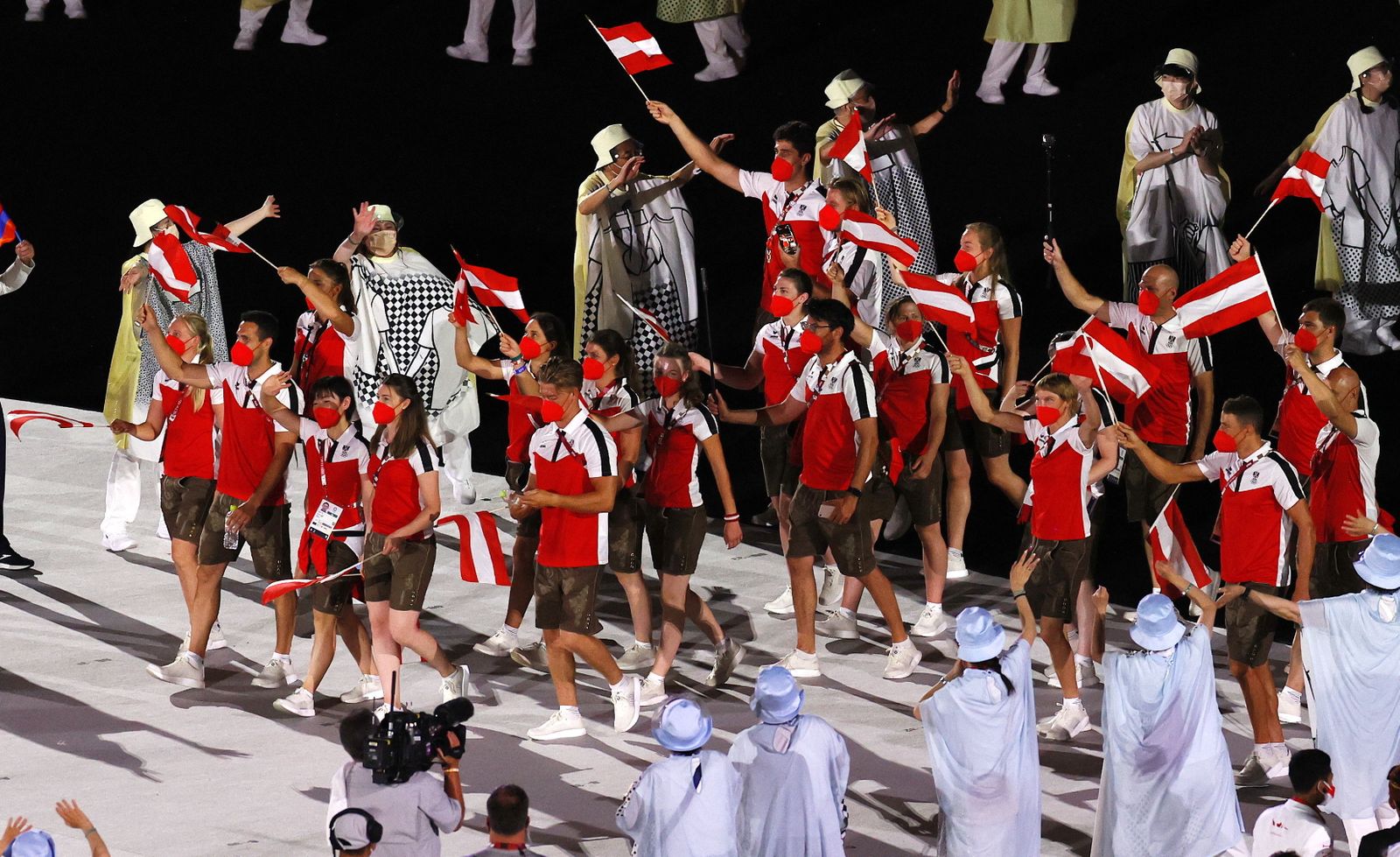 La ceremonia inaugural de los Juegos Olímpicos de Tokio 2020, en imágenes