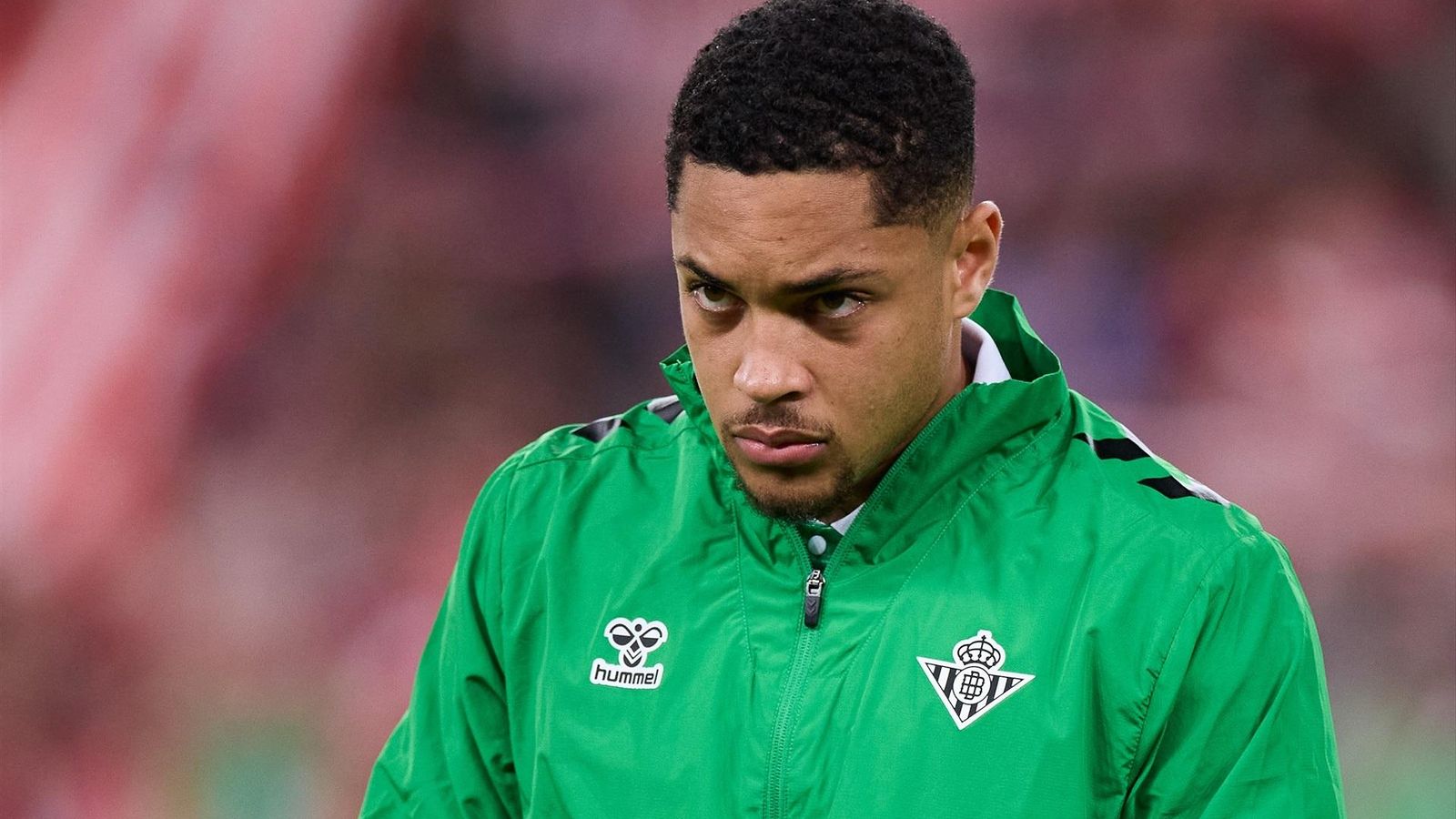 Vitor Roque en el partido del Betis ante el Athletic Club en LaLiga