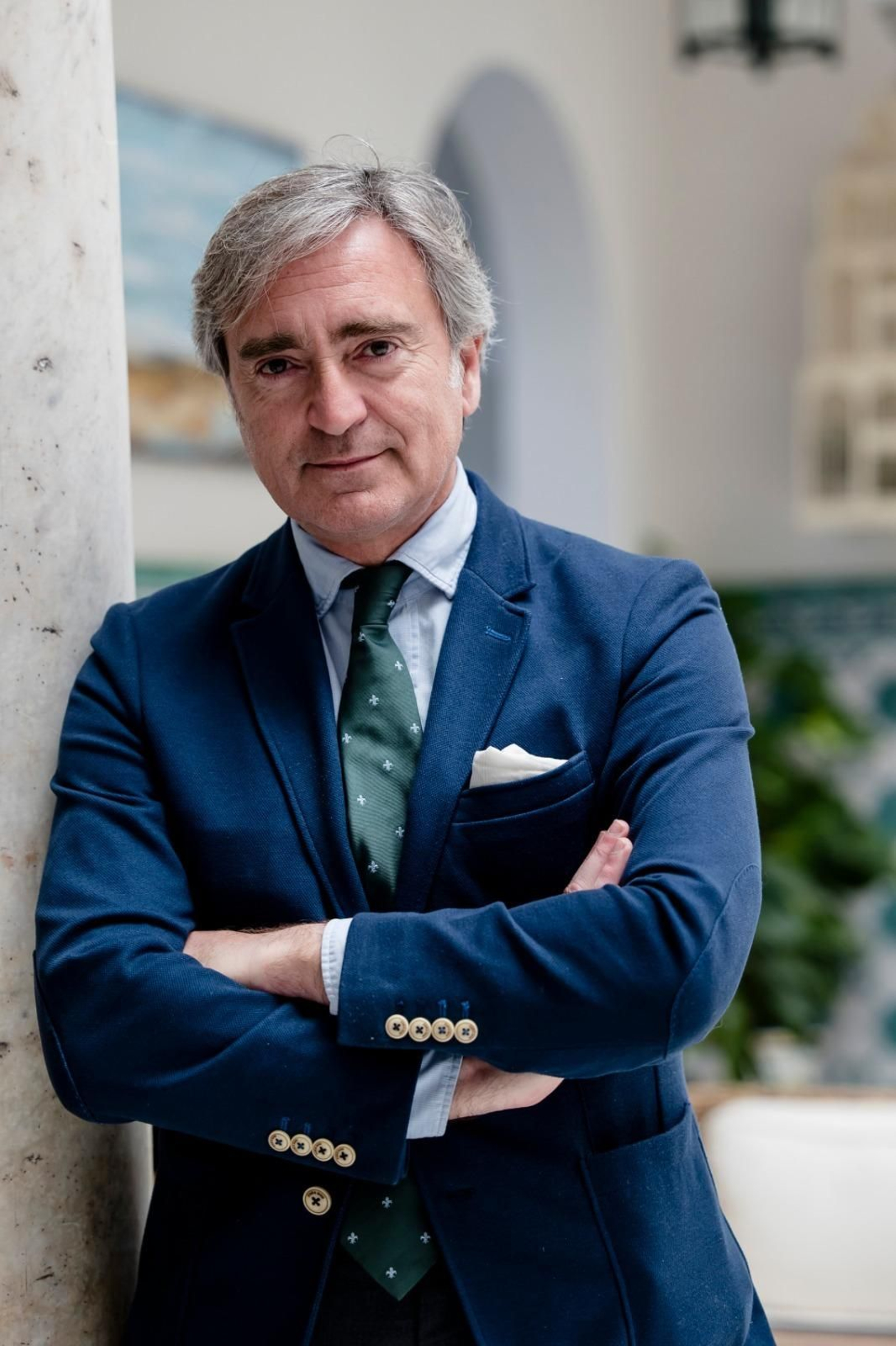 Fernando Pérez, durante la entrevista.