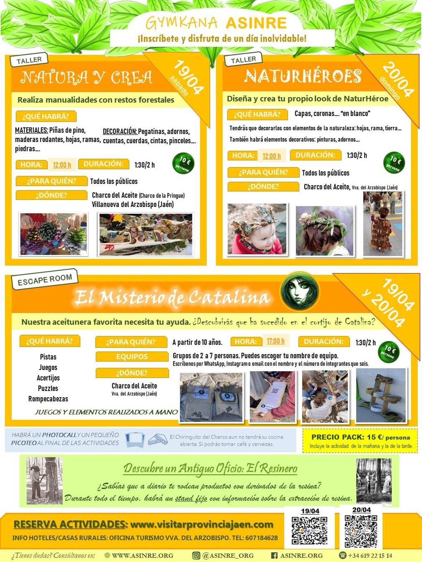 El Charco del Aceite acoge una jornada familiar llena de diversión.