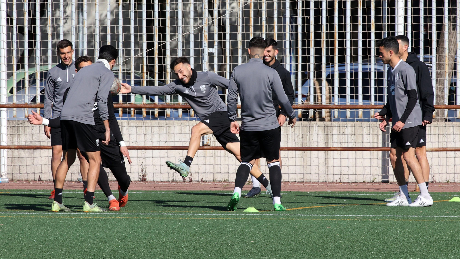Entrenamiento de Juan Pedro 'El Pirata' con el Xerez CD