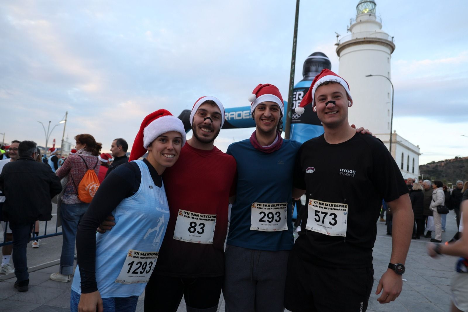 Las fotos de la San Silvestre del Real Club Mediterráneo en Málaga
