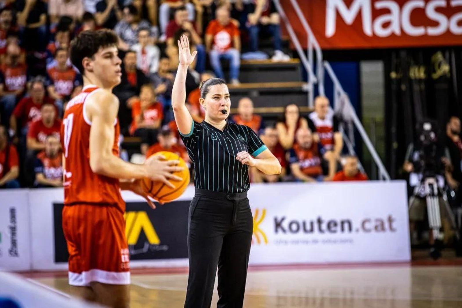 Mario Saint-Supéry, a buen nivel en el debut de BAXI Manresa en BCL