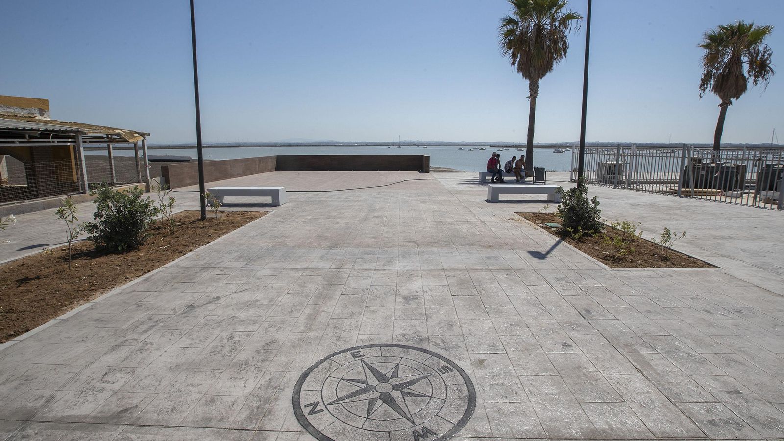 Club Náutico de Gallineras, en una imagen del verano pasado.