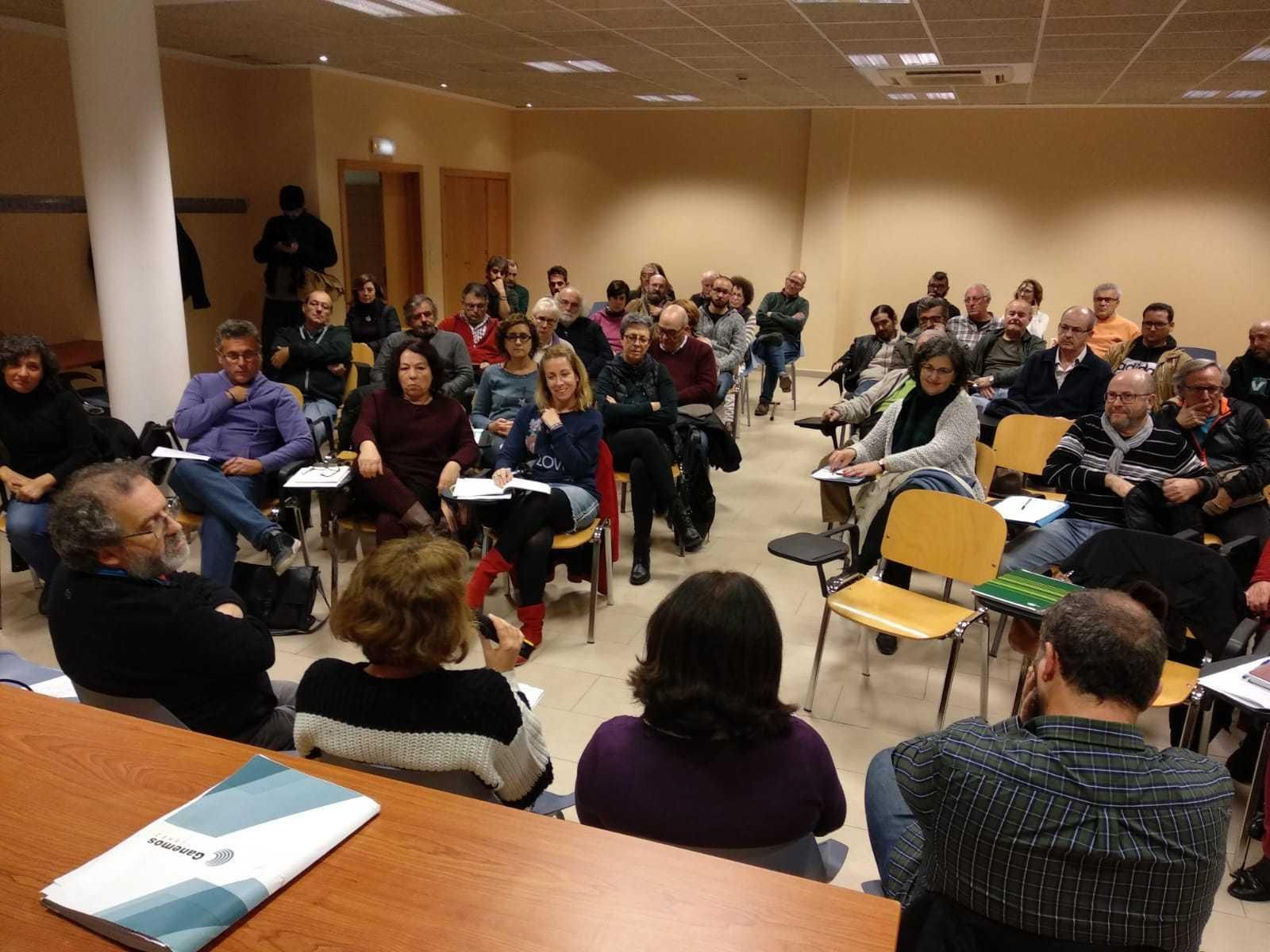 Una de las últimas asambleas de Ganemos Jerez