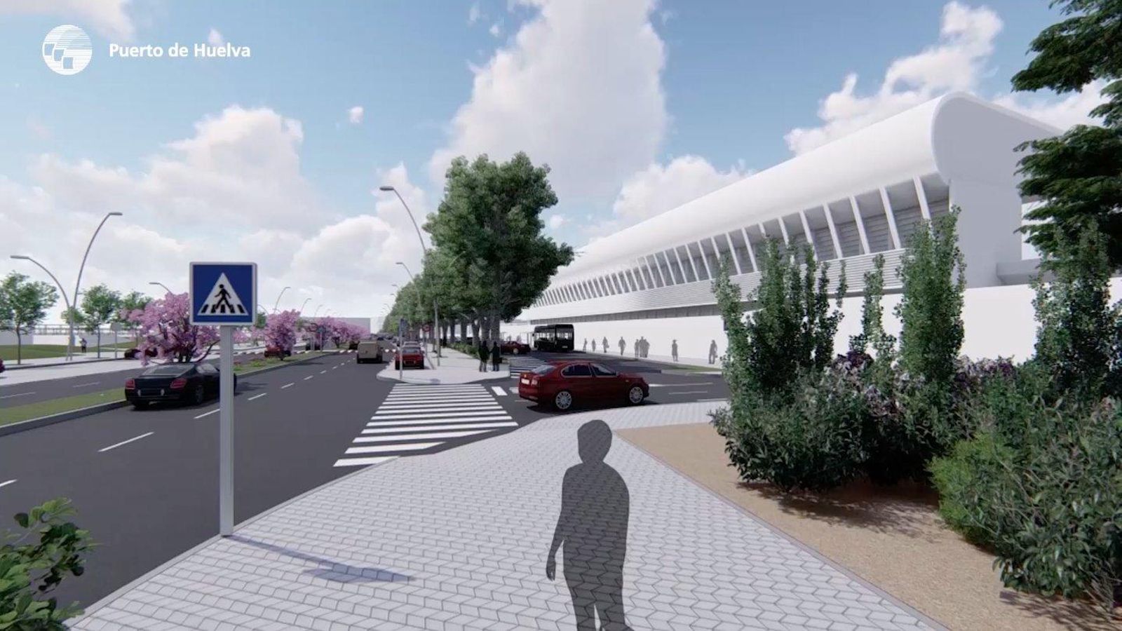 Recreación de la nueva avenida Francisco Montenegro.