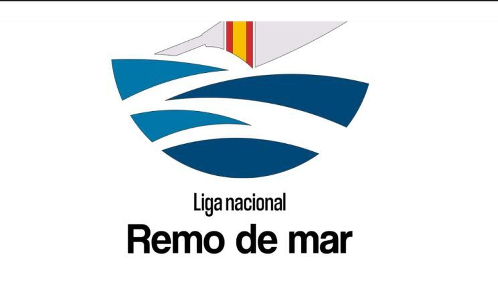 El logotipo de la Liga Nacional de Remo de Mar
