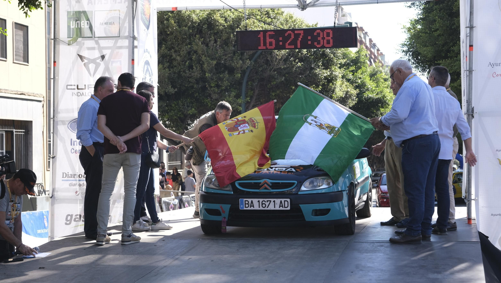 Imágenes de la salida del Rallye Costa de Almería