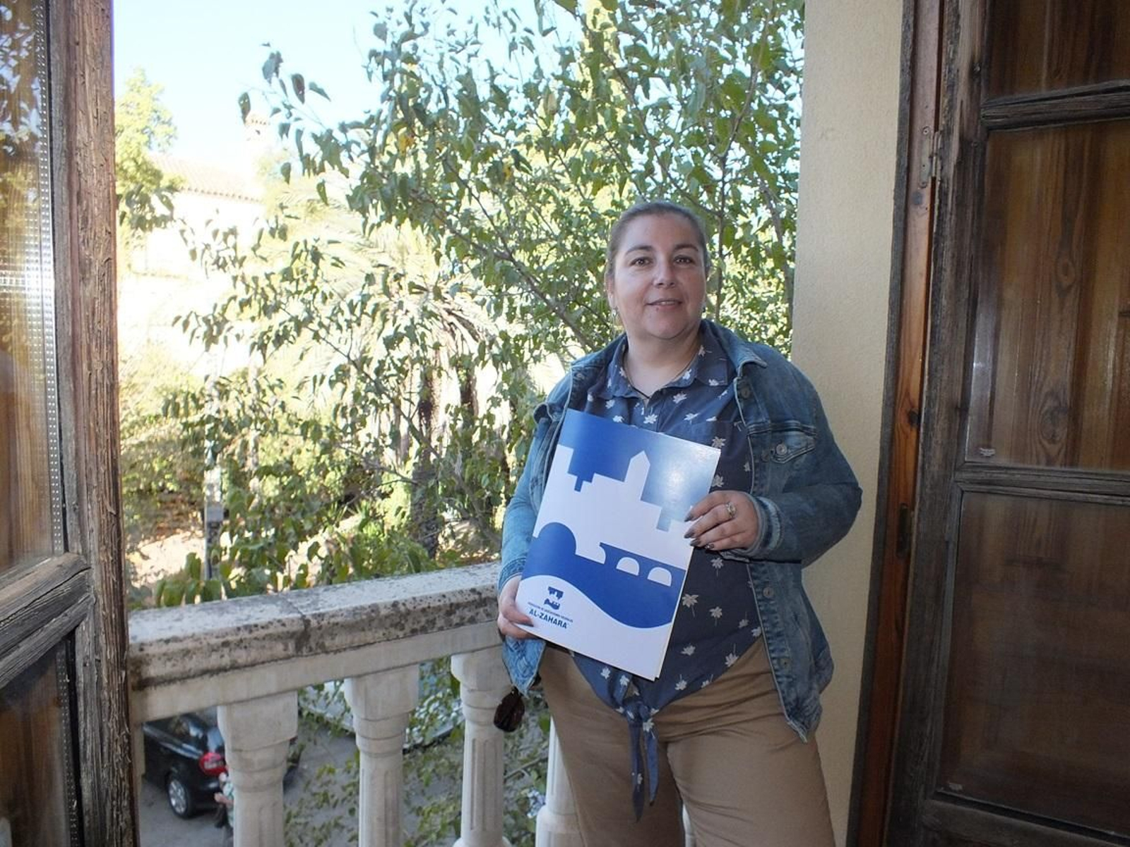 Isa Sereno tras presentar su candidatura en la sede de Al-Zahara