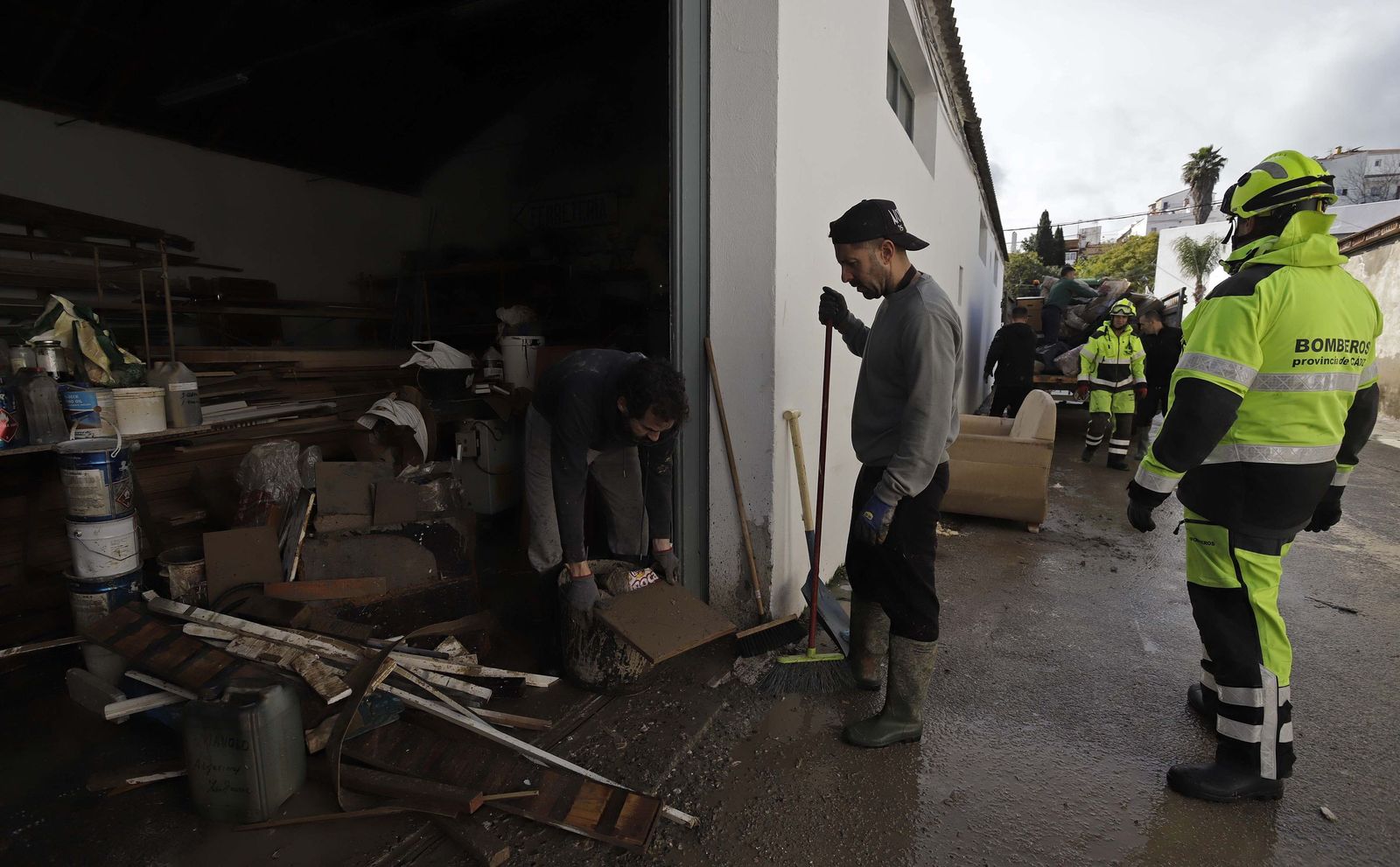 San Martín del Tesorillo después de la borrasca Marta, en imágenes