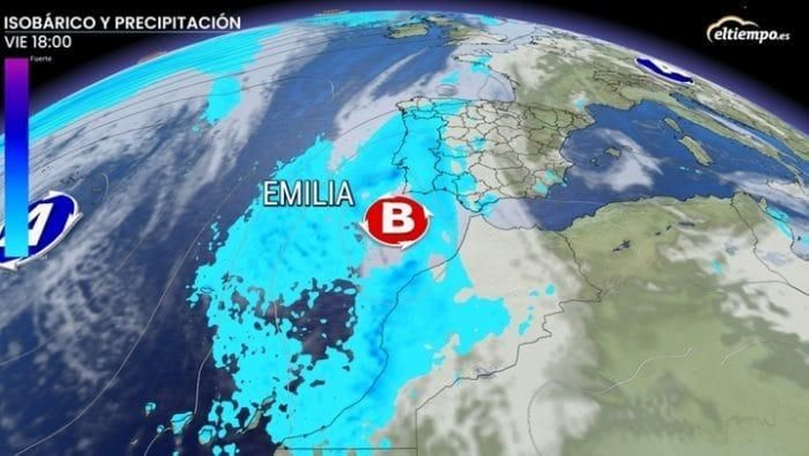 El Campo de Gibraltar vivirá un fin de semana marcado por la borrasca Emilia.
