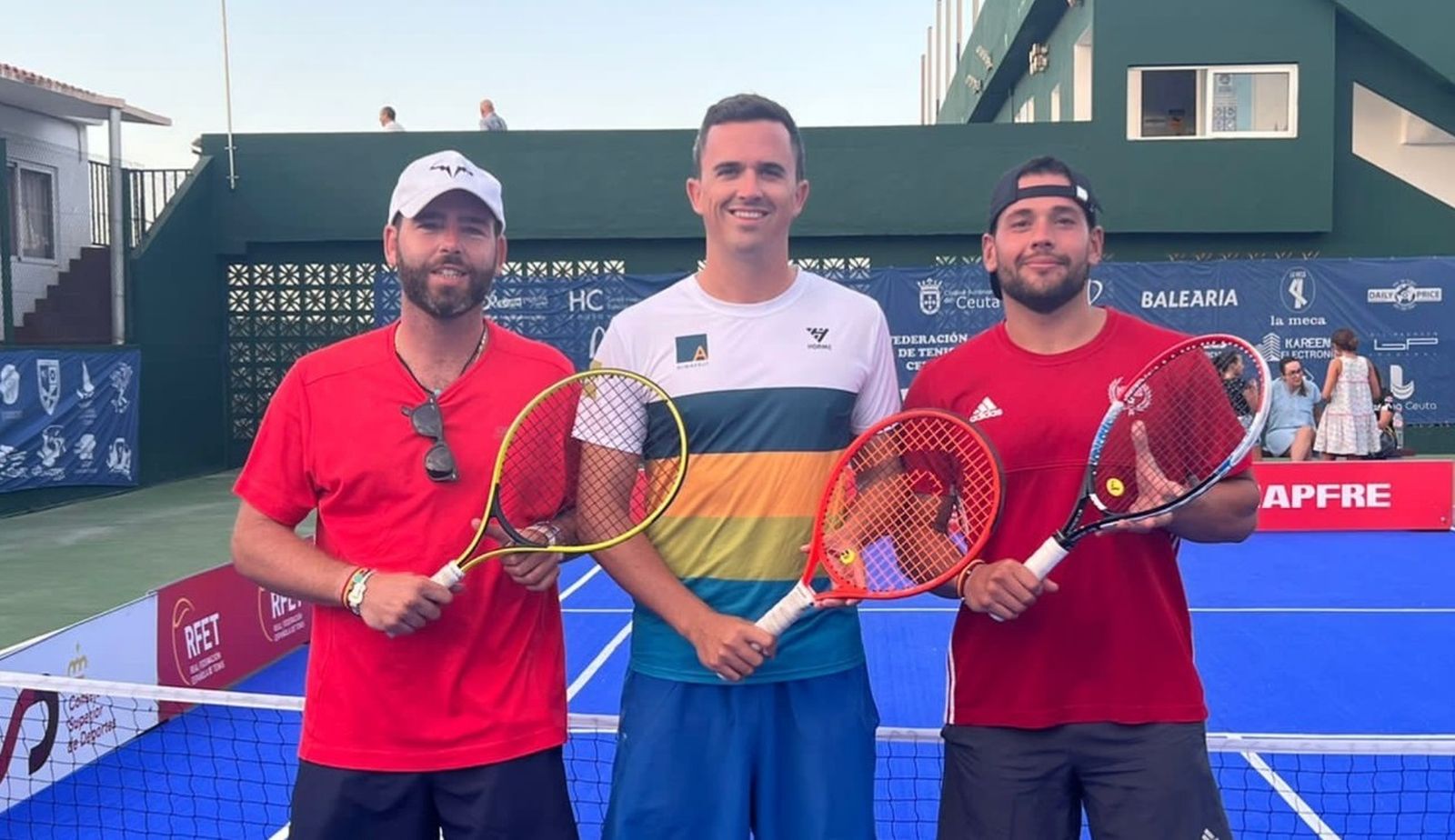 Acosta, Rodríguez y Zurita, en tierras ceutienses