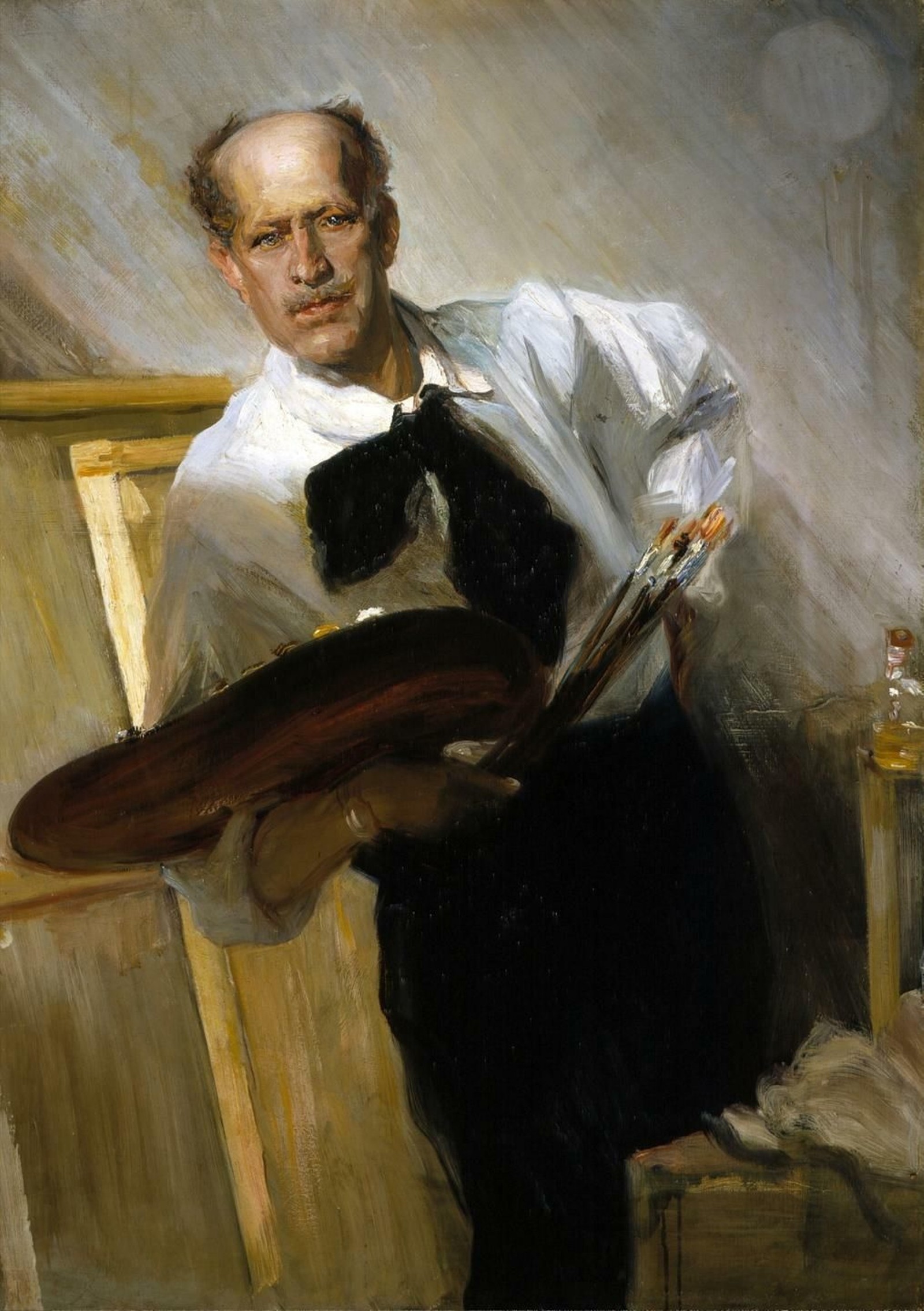 Autorretrato de madurez del pintor sevillano (1905 - 1910) conservado en el Museo del Prado.