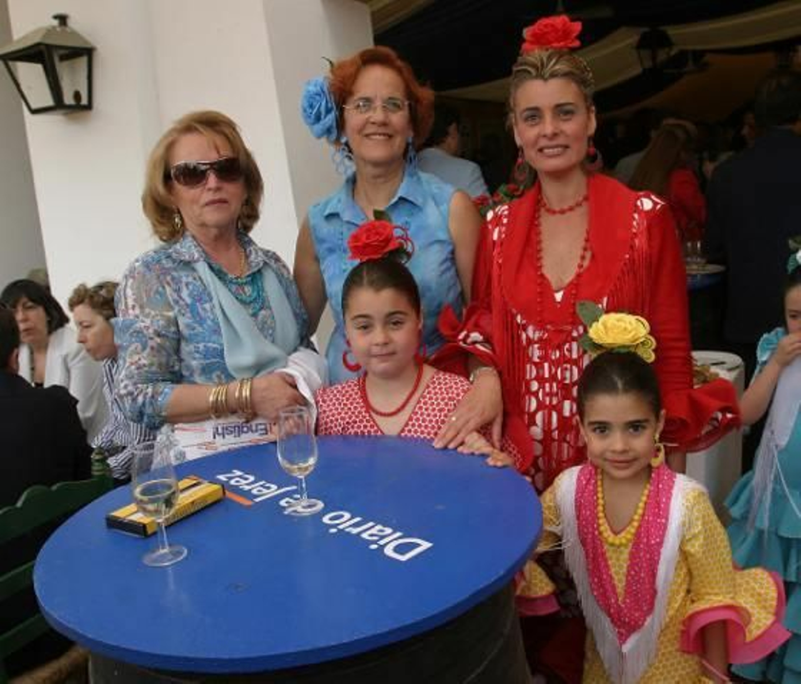 Carmen Fernández, Charo Borrego, Inma Malvido y sus hijas, Sara y Carla Fernández.

Foto: Vanesa Lobo