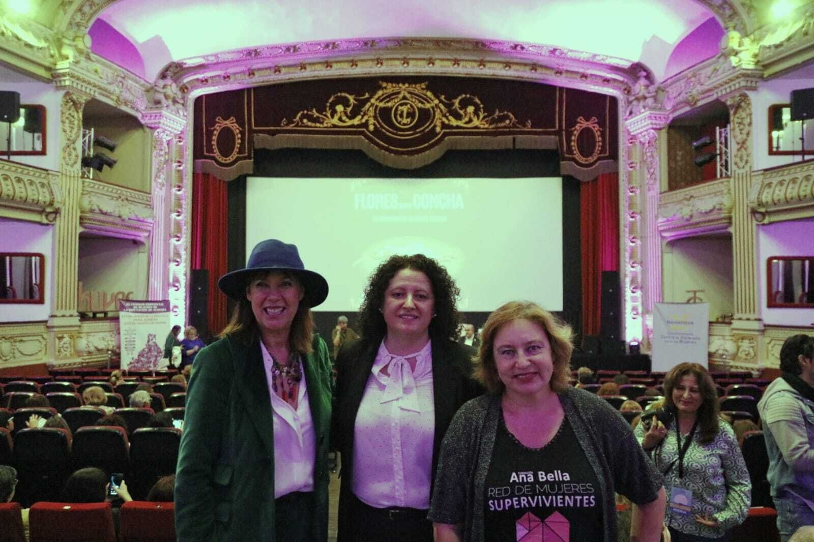 La diputada de Igualdad durante uno de los actos del 25N.