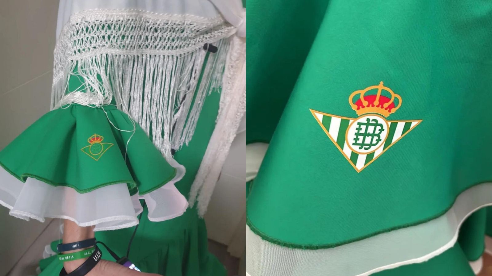 El traje de gitana bético en la Feria de Abril