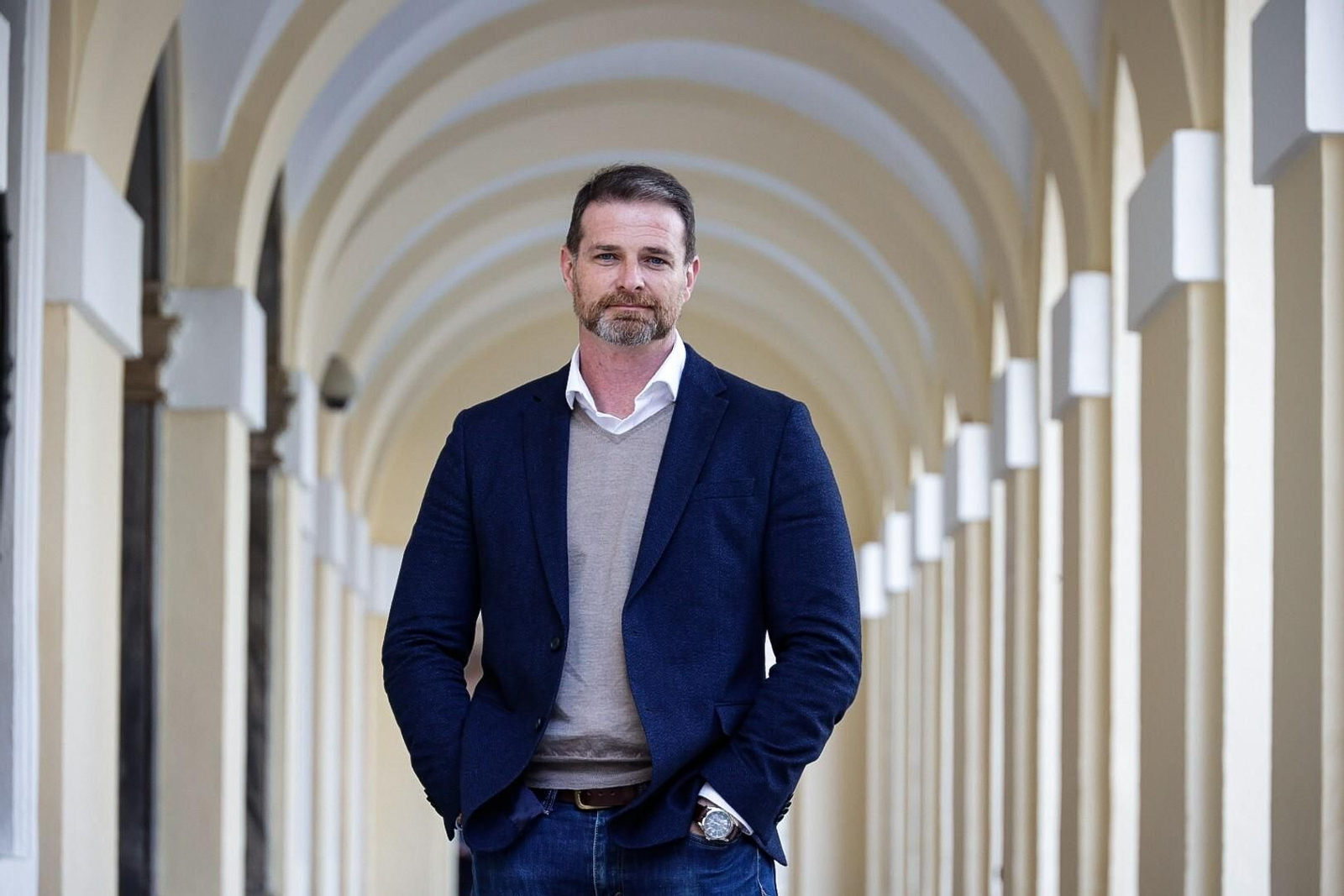 Juan De Dios Sánchez , candidato a la Alcaldía de Cádiz por Ciudadanos.