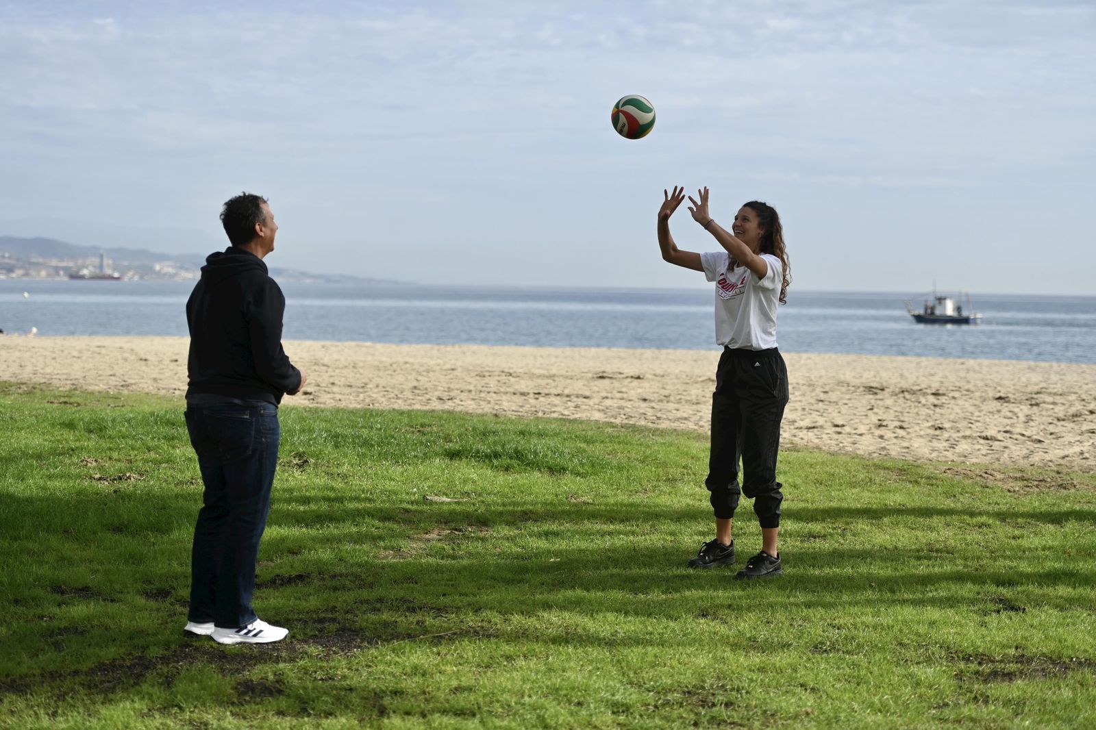 Raquel Lázaro, jugadora malagueña de voleibol