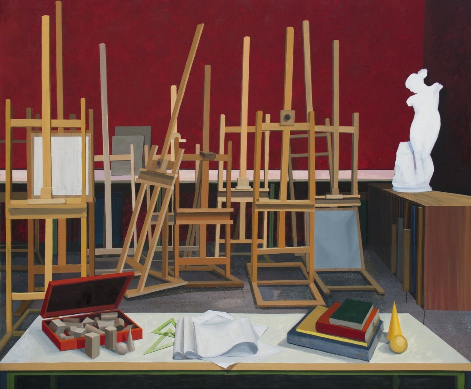 El espectacular lienzo 'Aula 7'.