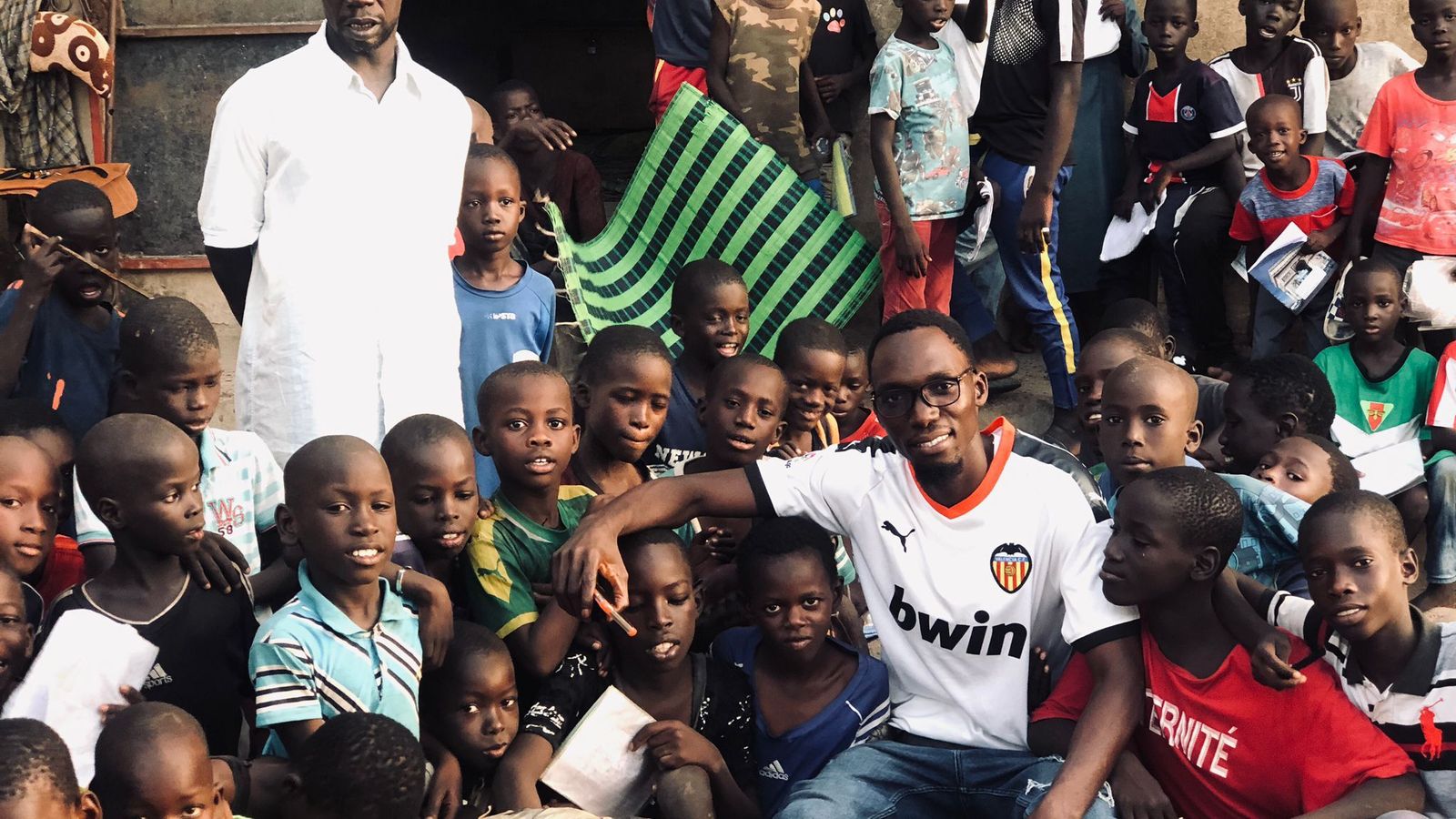 Entrega de ayuda en Senegal