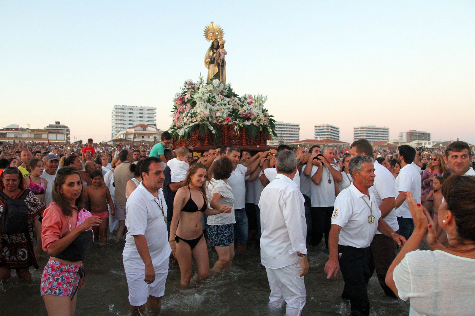 Procesión de la Virgen del Carmen en Punta Umbría