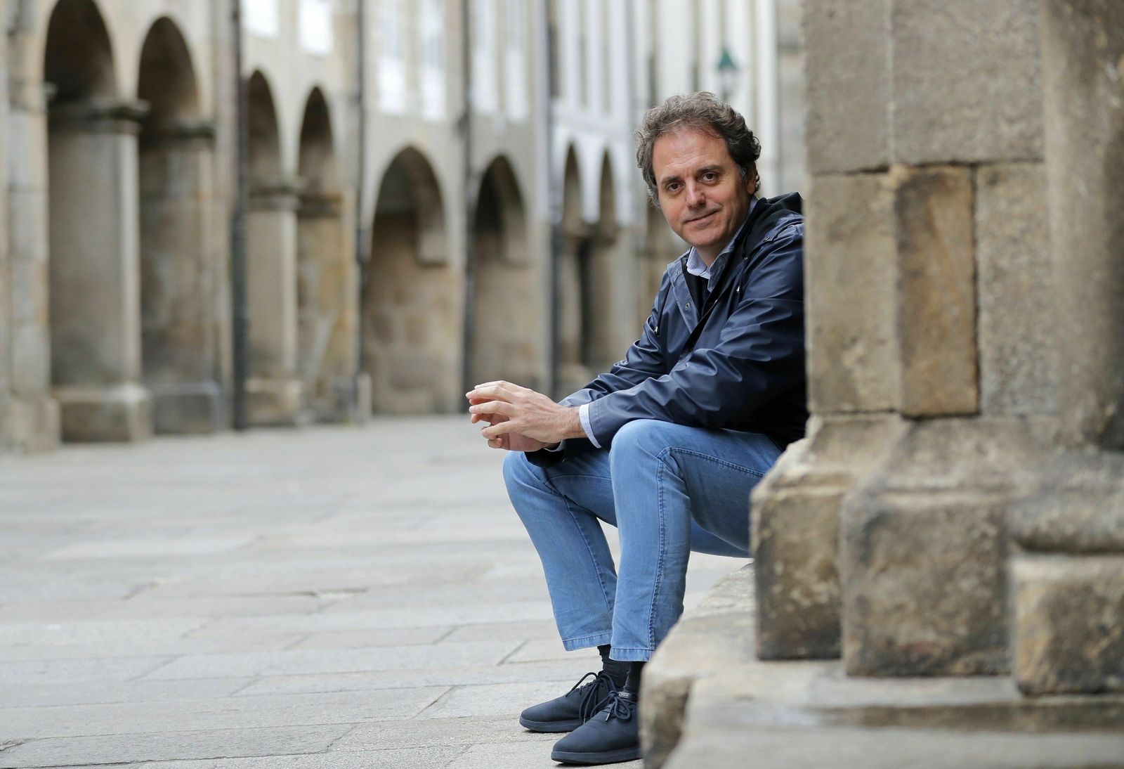 El escritor gallego Domingo Villar (Vigo, 1971).