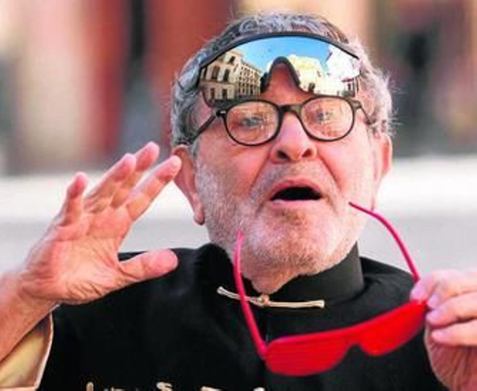 Fernando Arrabal en Málaga, donde recordó que a Beckett y él los unían el ajedrez y las matemáticas.