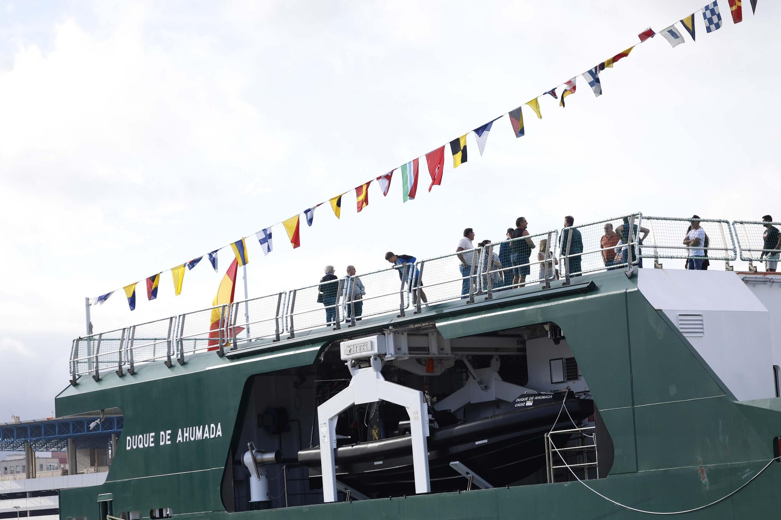 Fotos del nuevo patrullero de la Guardia Civil " Duque de Ahumada " en el Puerto de Algeciras