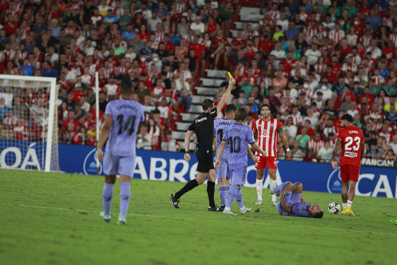 Imágenes del partido U.D. Almería-Real Madrid C.F. de la Liga Santander