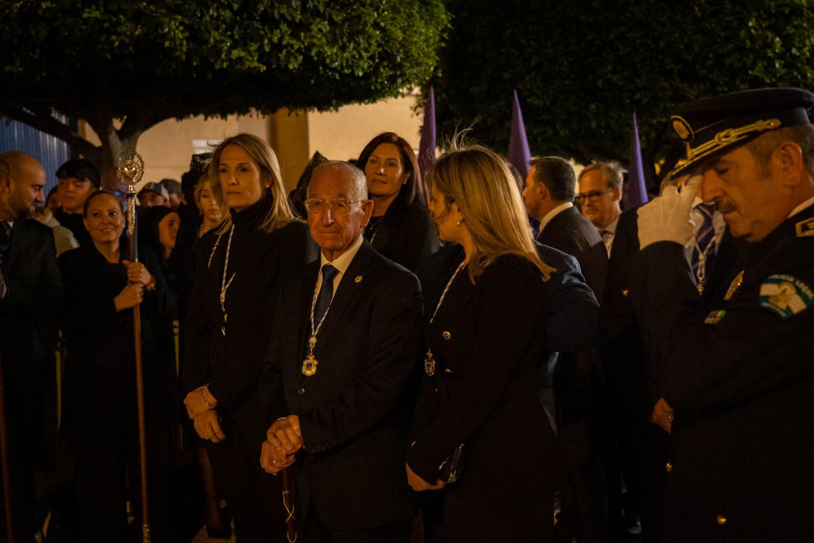 La procesión del Jueves Santo en el Parador de las Hortichuelas, en imágenes
