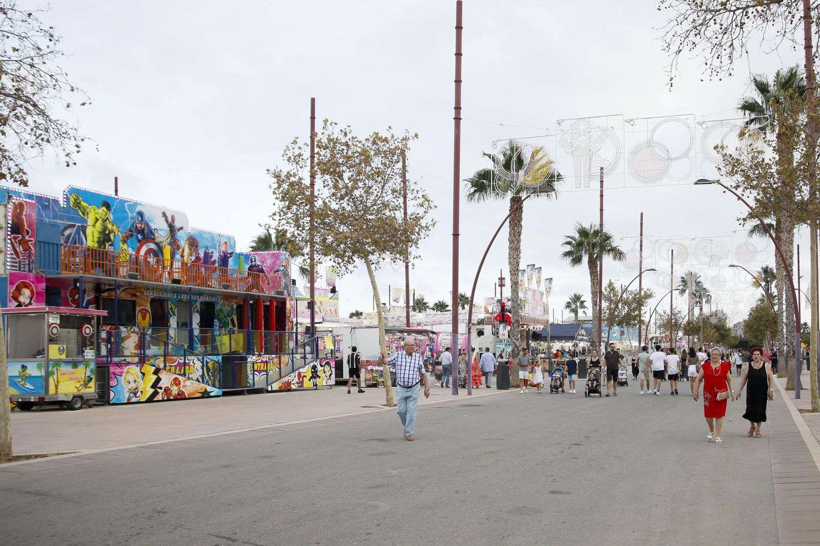 Las imágenes del lunes en la Feria de Almería sin ruidos