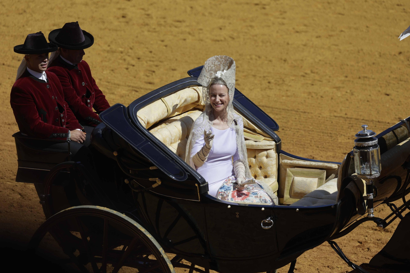 Las imágenes de la exhibición  de enganches en la Maestranza